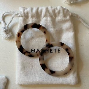 Machete Large Circle Earrings